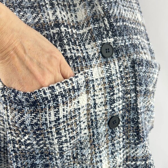 My Style preppy classic tweed plaid jacket – Women size Medium - Picture 5 of 10